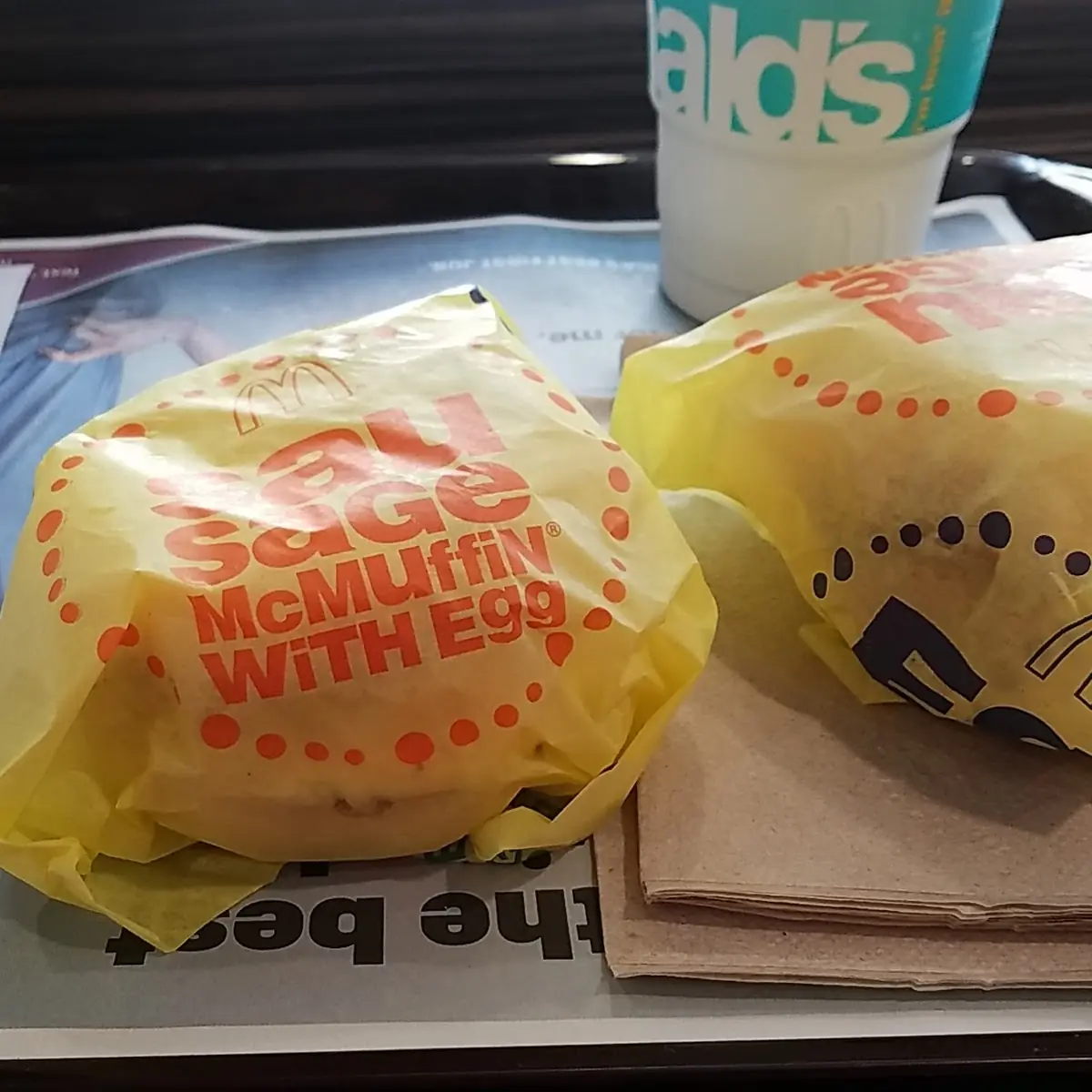 Sausage Egg and Cheese Mcmuffin