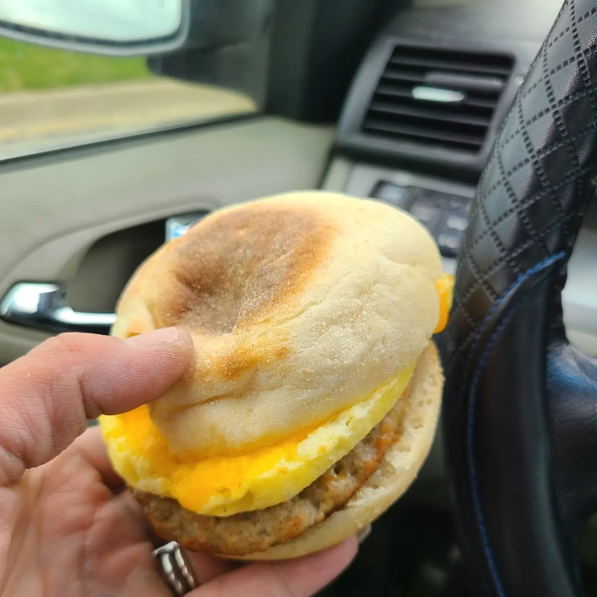 Sausage Egg and Cheese English Muffin