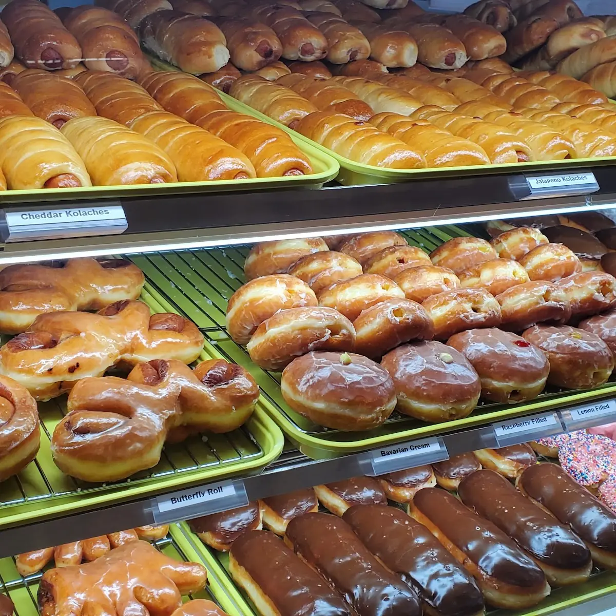 Bodin Plain Croissant Apple Fritter and Cinnamon Roll