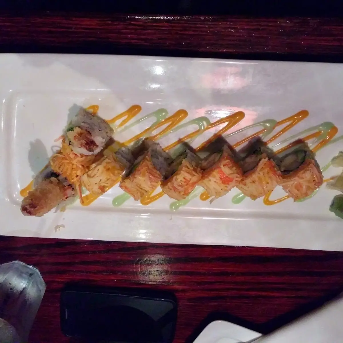 Shrimp Tempura Roll & Dragon Roll
