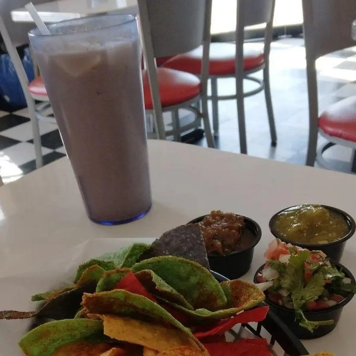 Horchata Pico De Gallo Salsa Verde & Salsa Roja