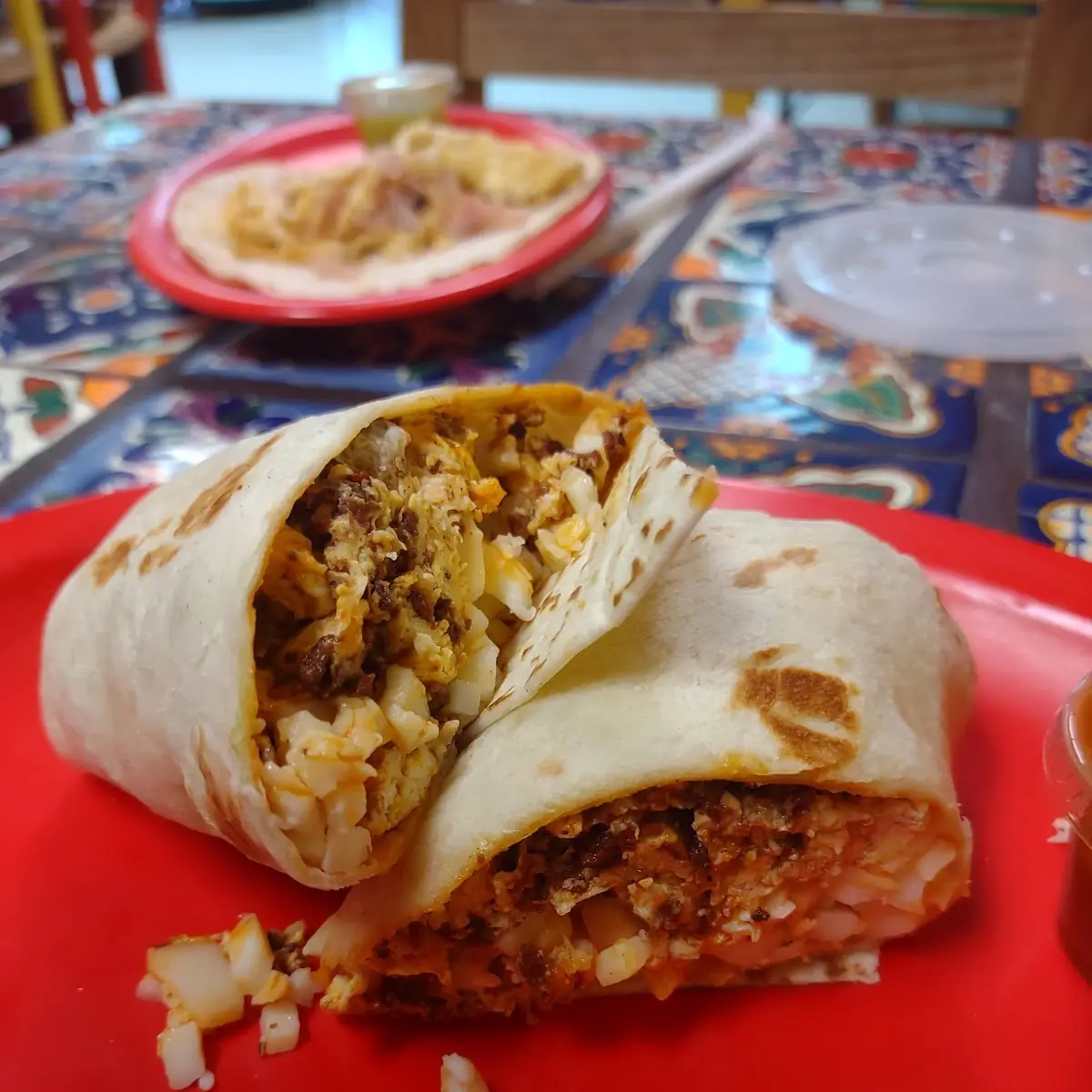 Chorizo and Egg Breakfast Burrito