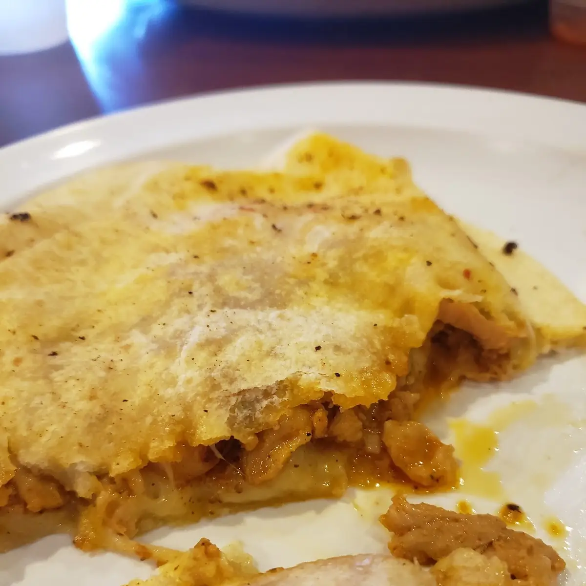 Chicken and Cheese Quesadilla