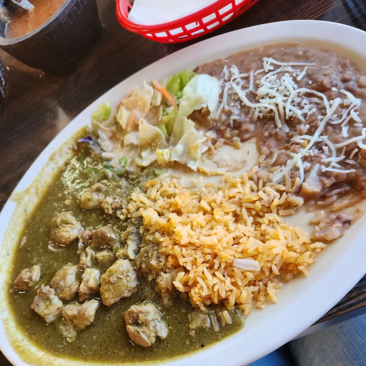 Burrito Chile Verde Chile Colorado