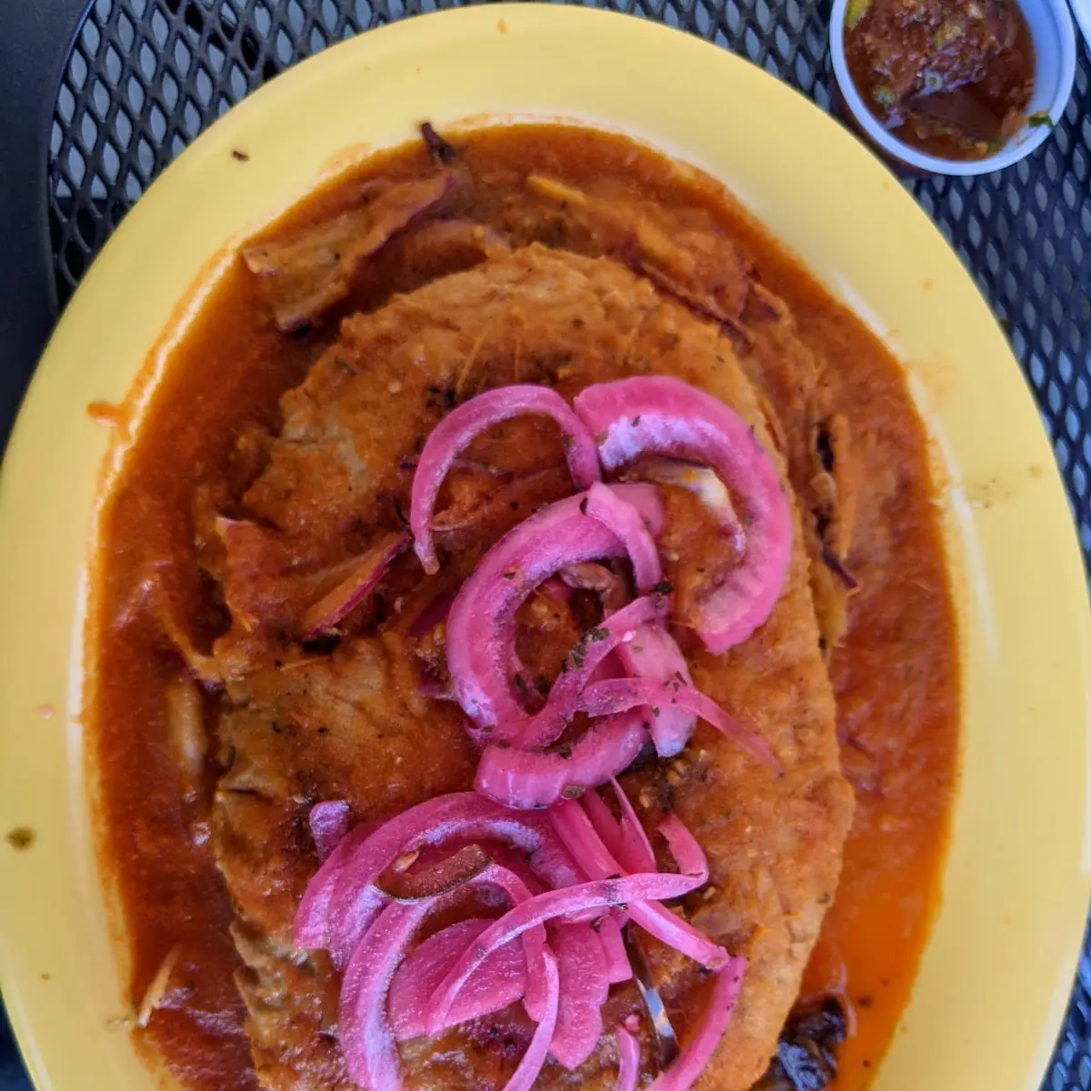 Grilled Chicken Torta Ahogada