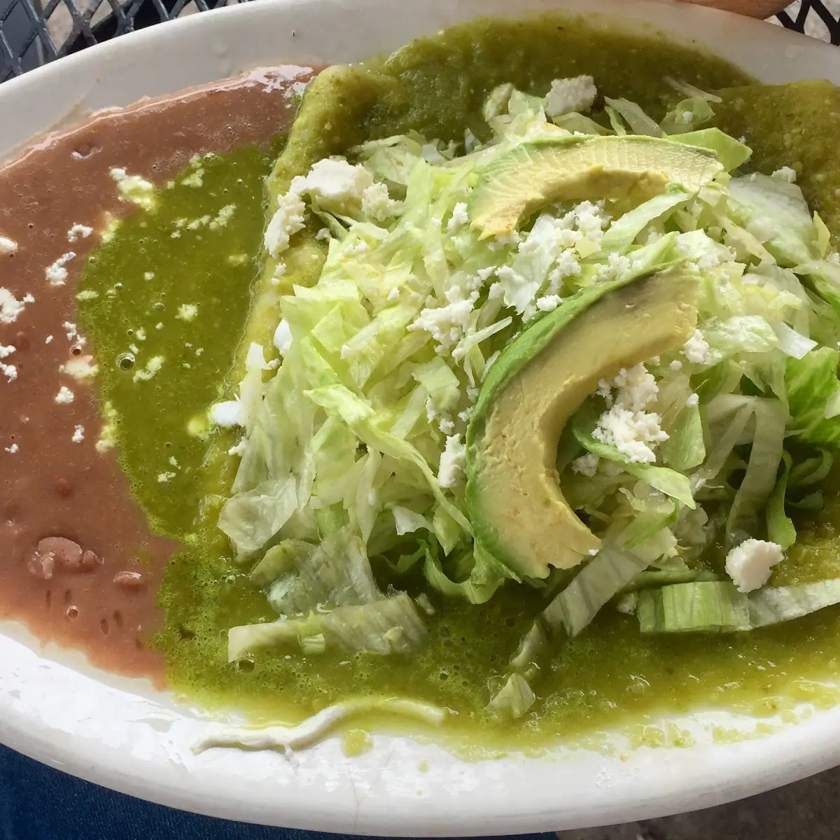 Cheese Enchiladas with Salsa Verde