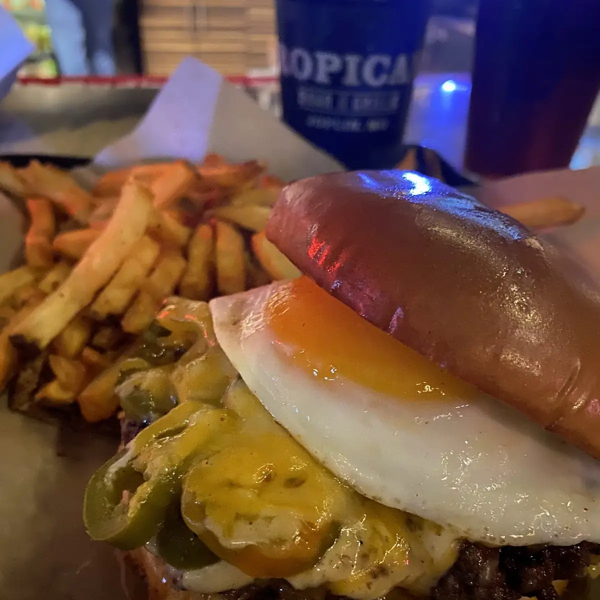 The Hot Honey Burger