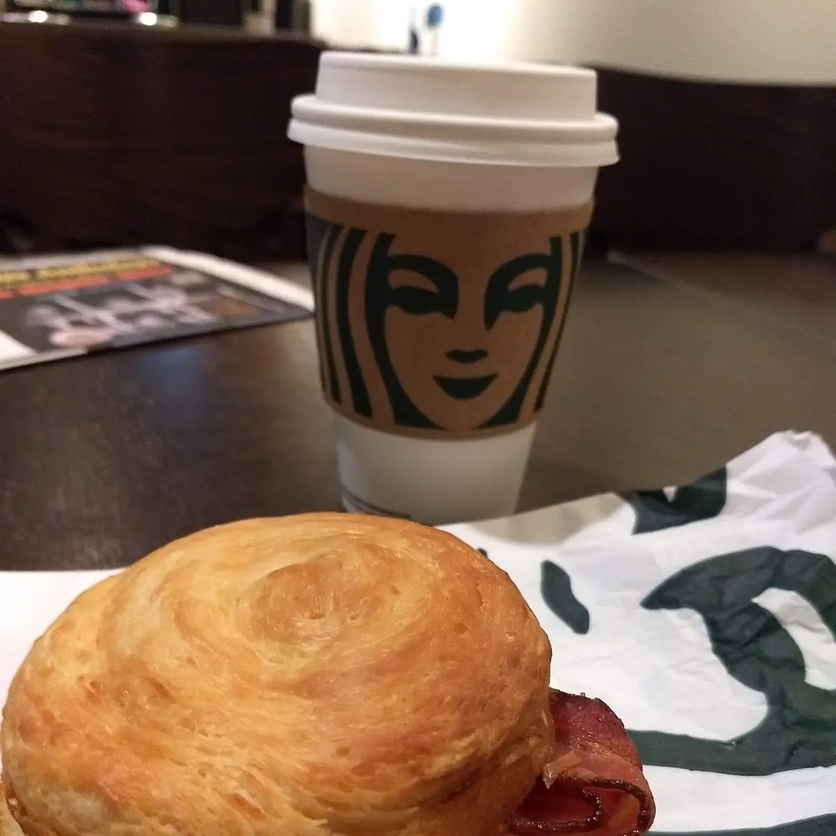 Bacon Egg and Cheese Croissant
