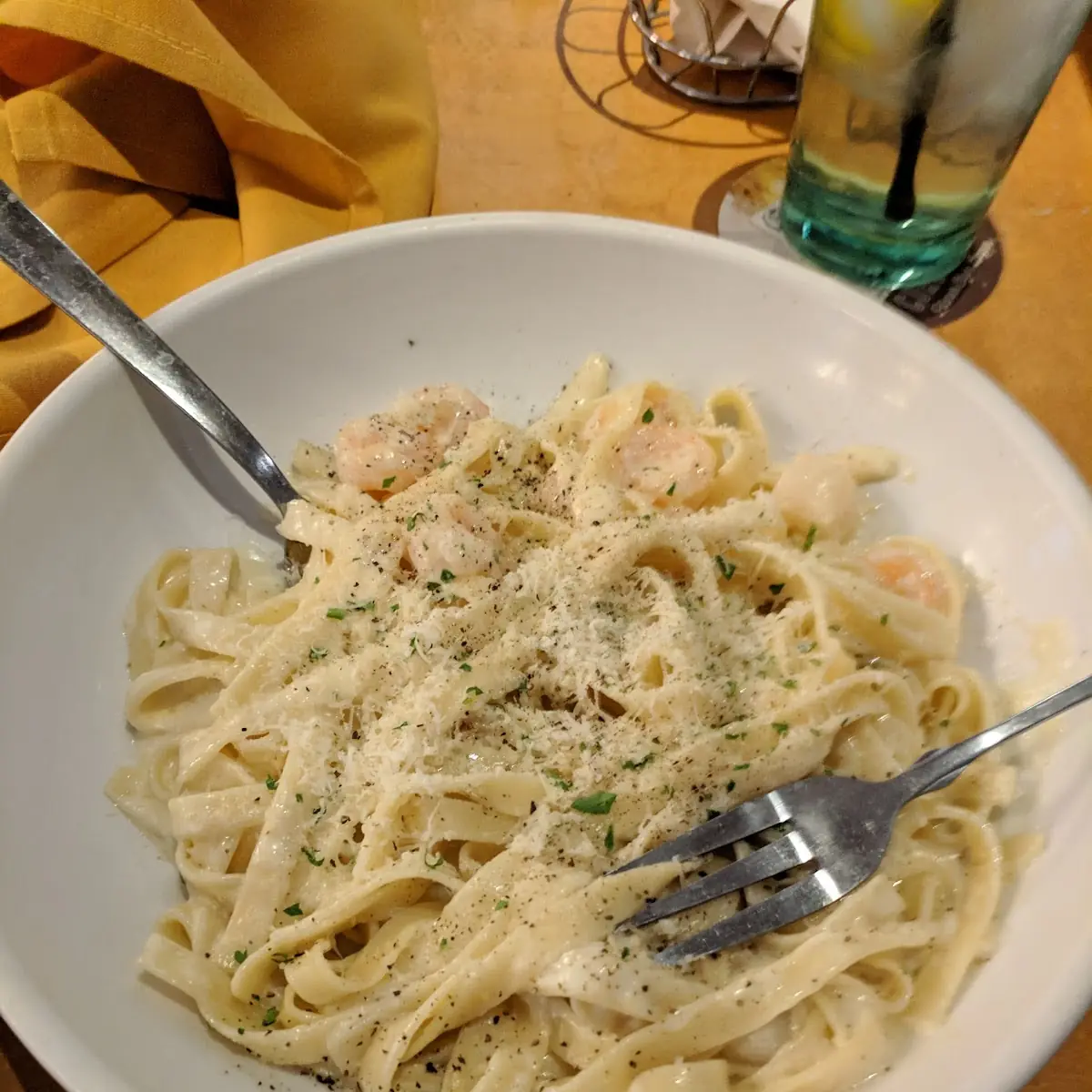 Shrimp Alfredo
