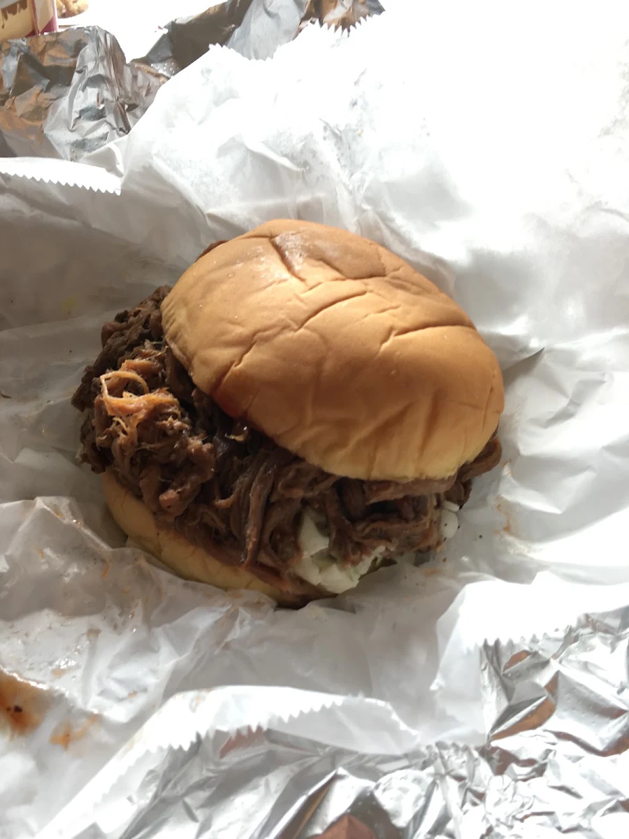 Beef Brisket Sandwich with Coleslaw