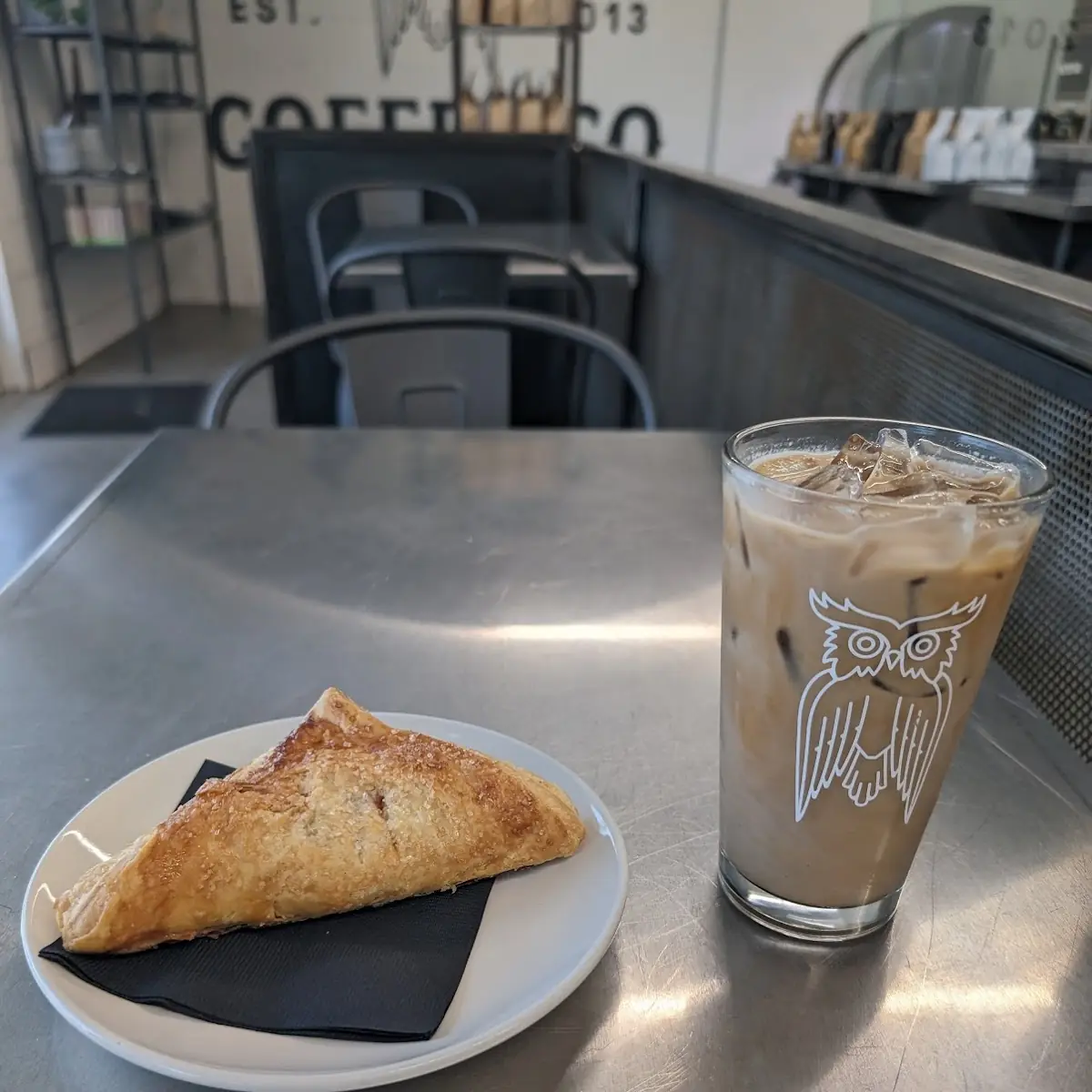 Cherry Turnover with Mocha