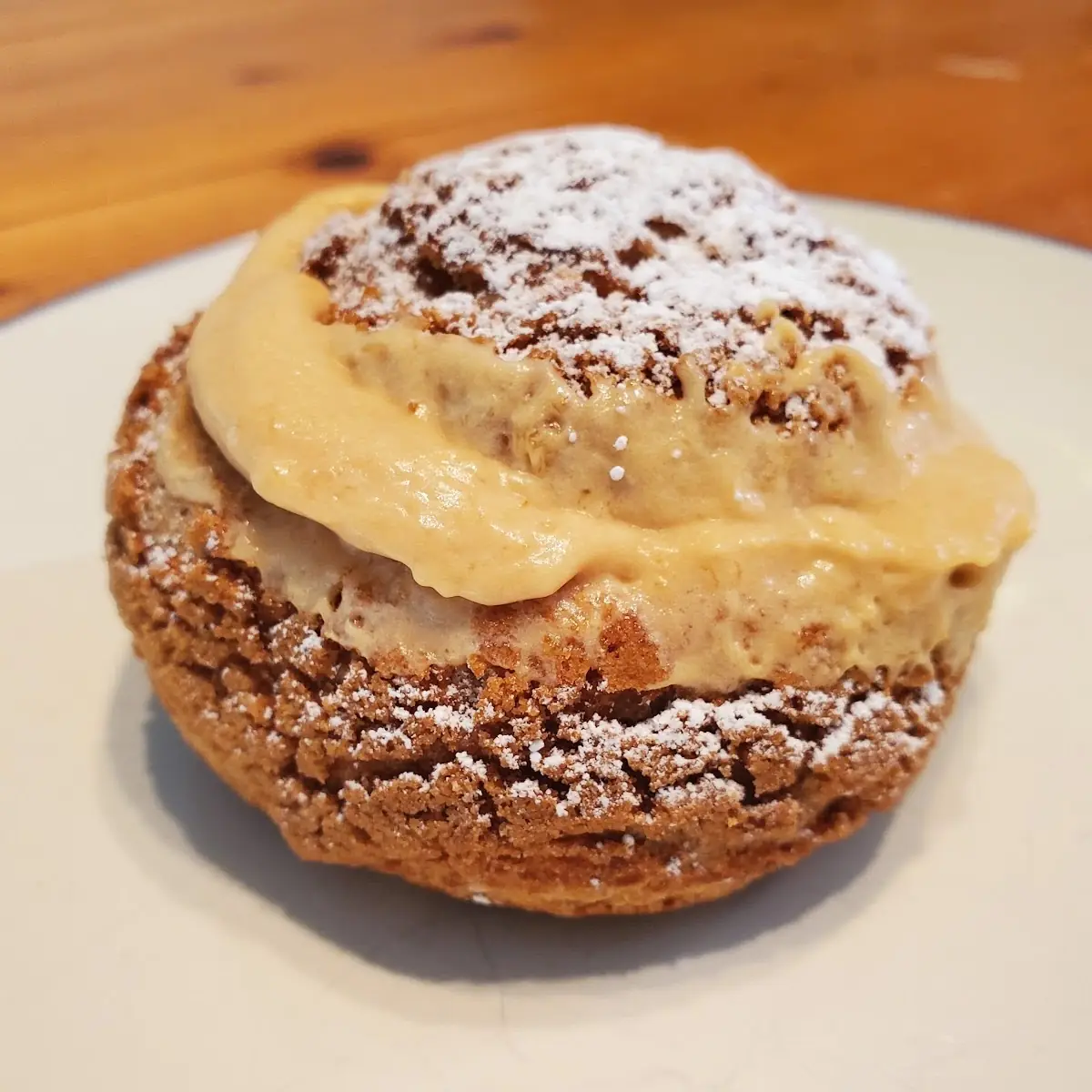 Salted Caramel Cream Puff