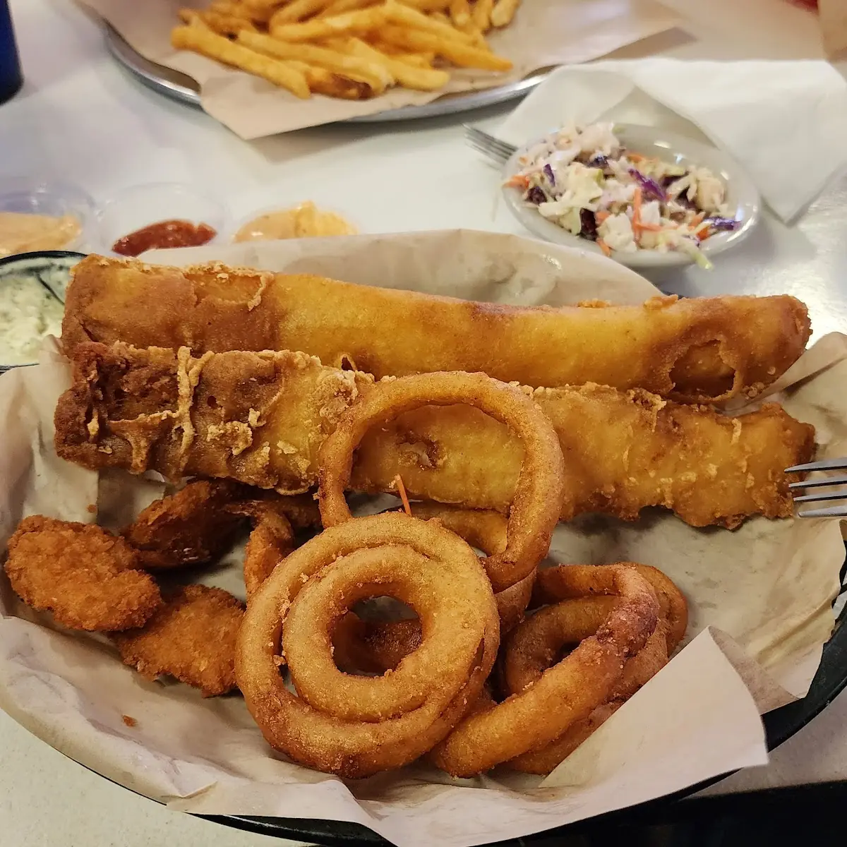 Cod and Shrimp Basket