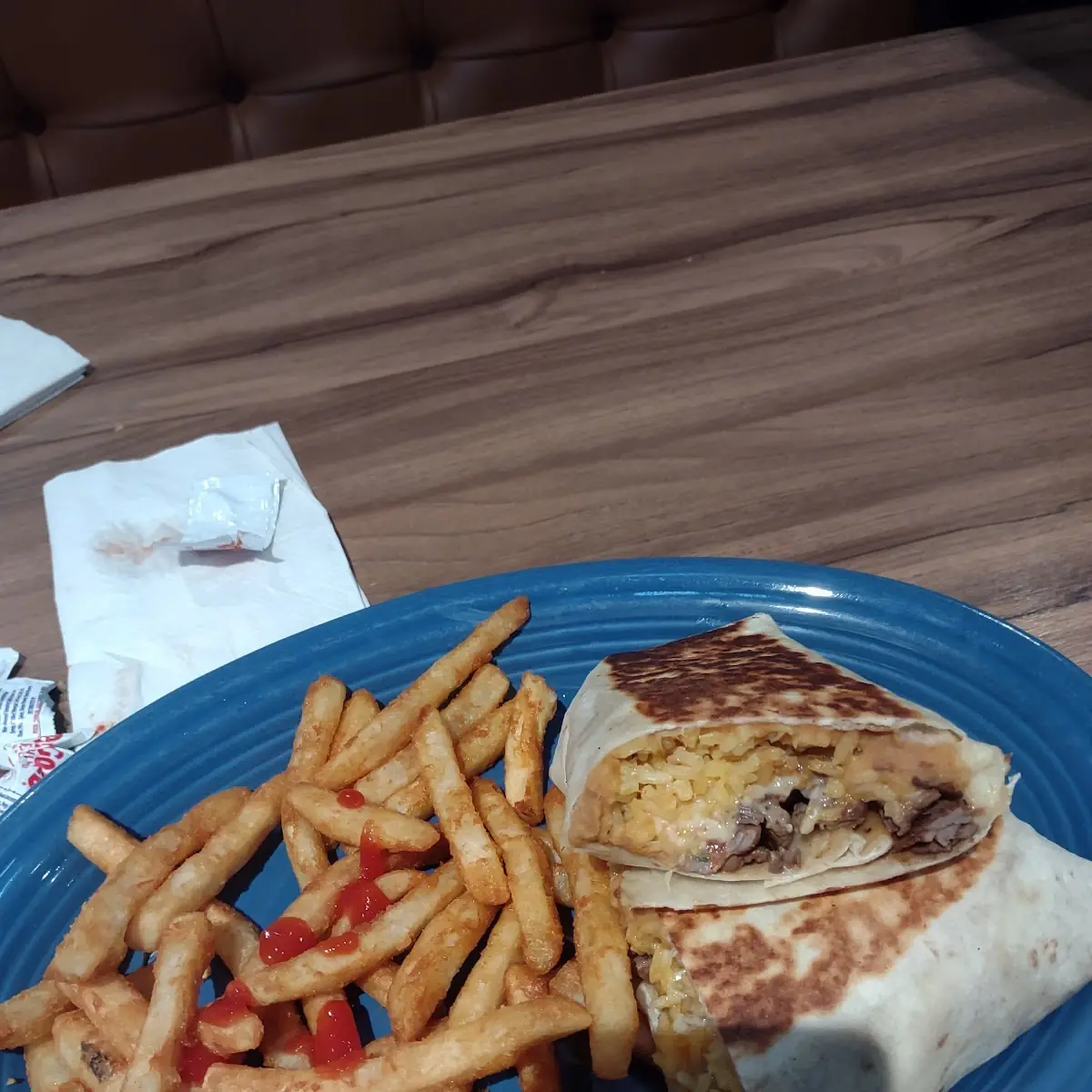 Cheese Quesadilla & French Fries