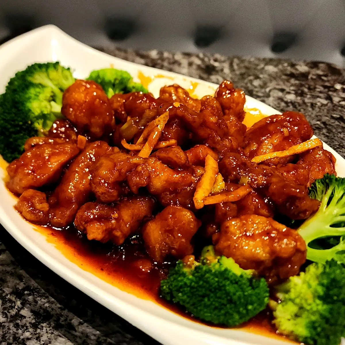 Sizzling Chicken with Eggplant