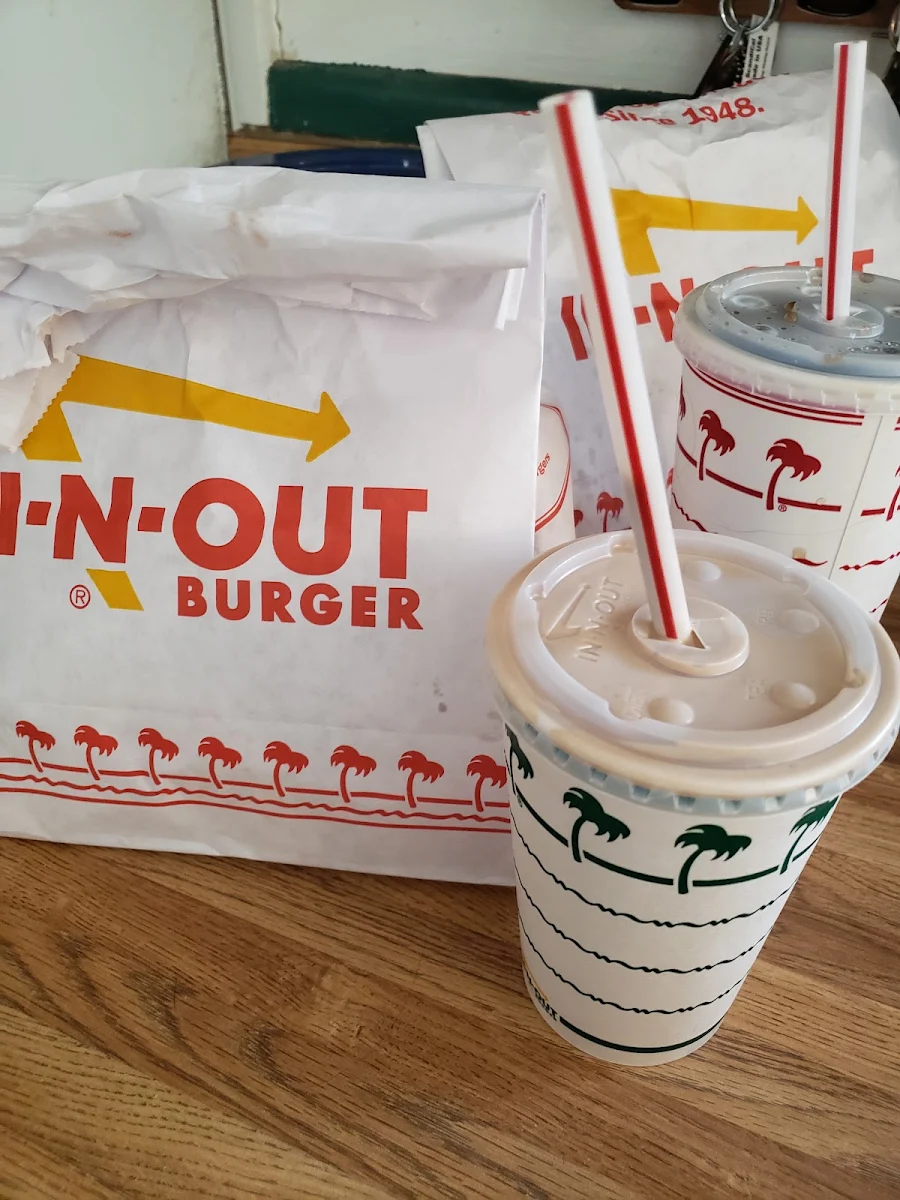 Chocolate Shake and Dr Pepper
