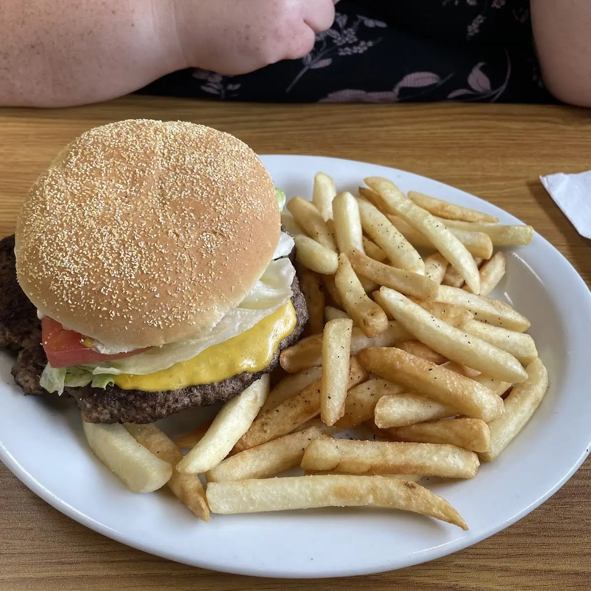 Cheeseburger Deluxe as Big as Your Head