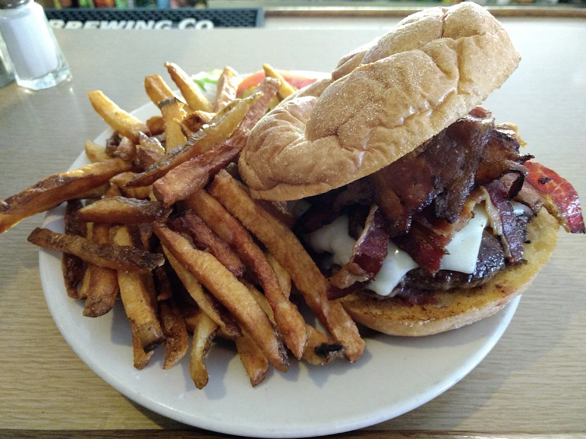 1 2 and 1 2 Bacon Burger