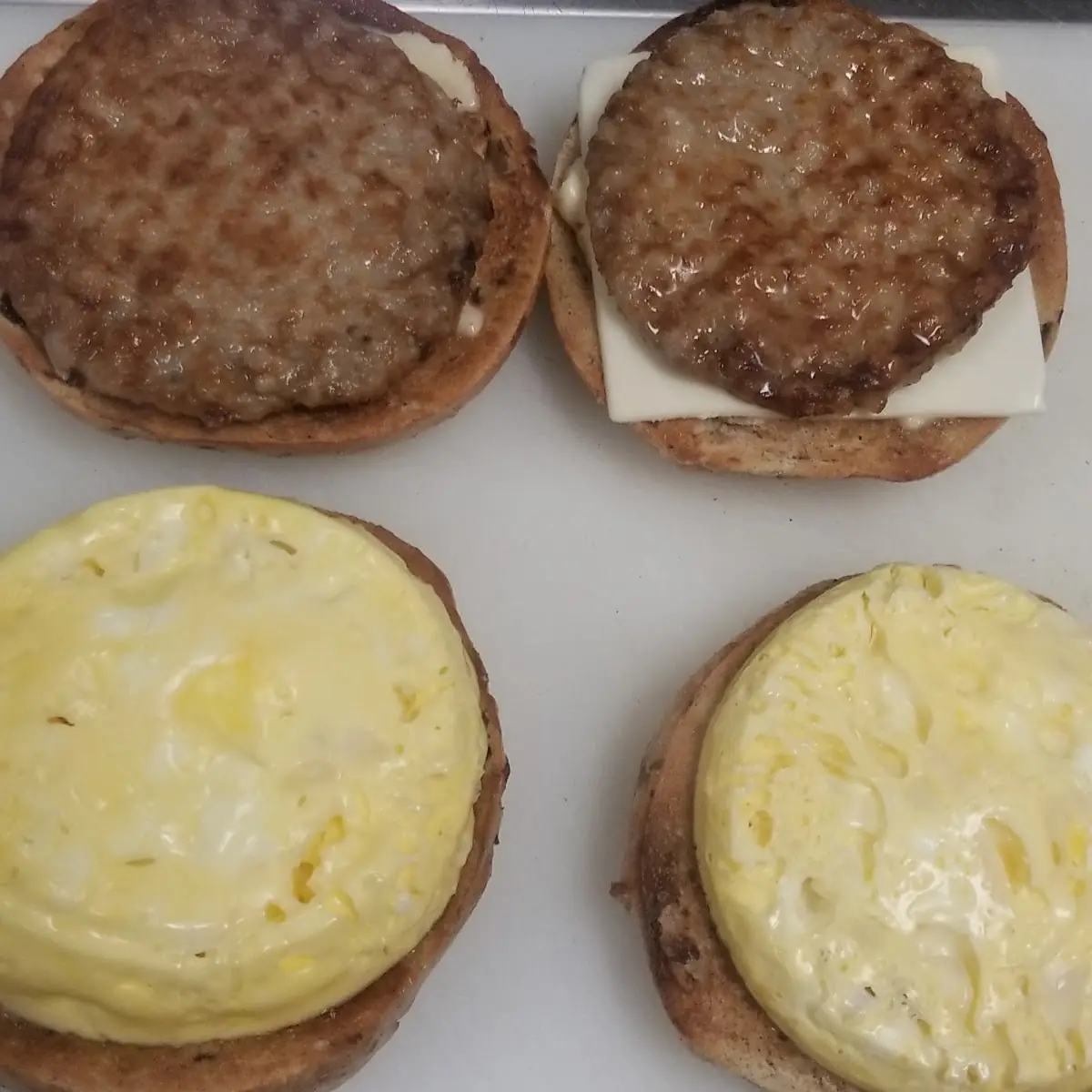 Sausage Egg and Cheese Bagelwich