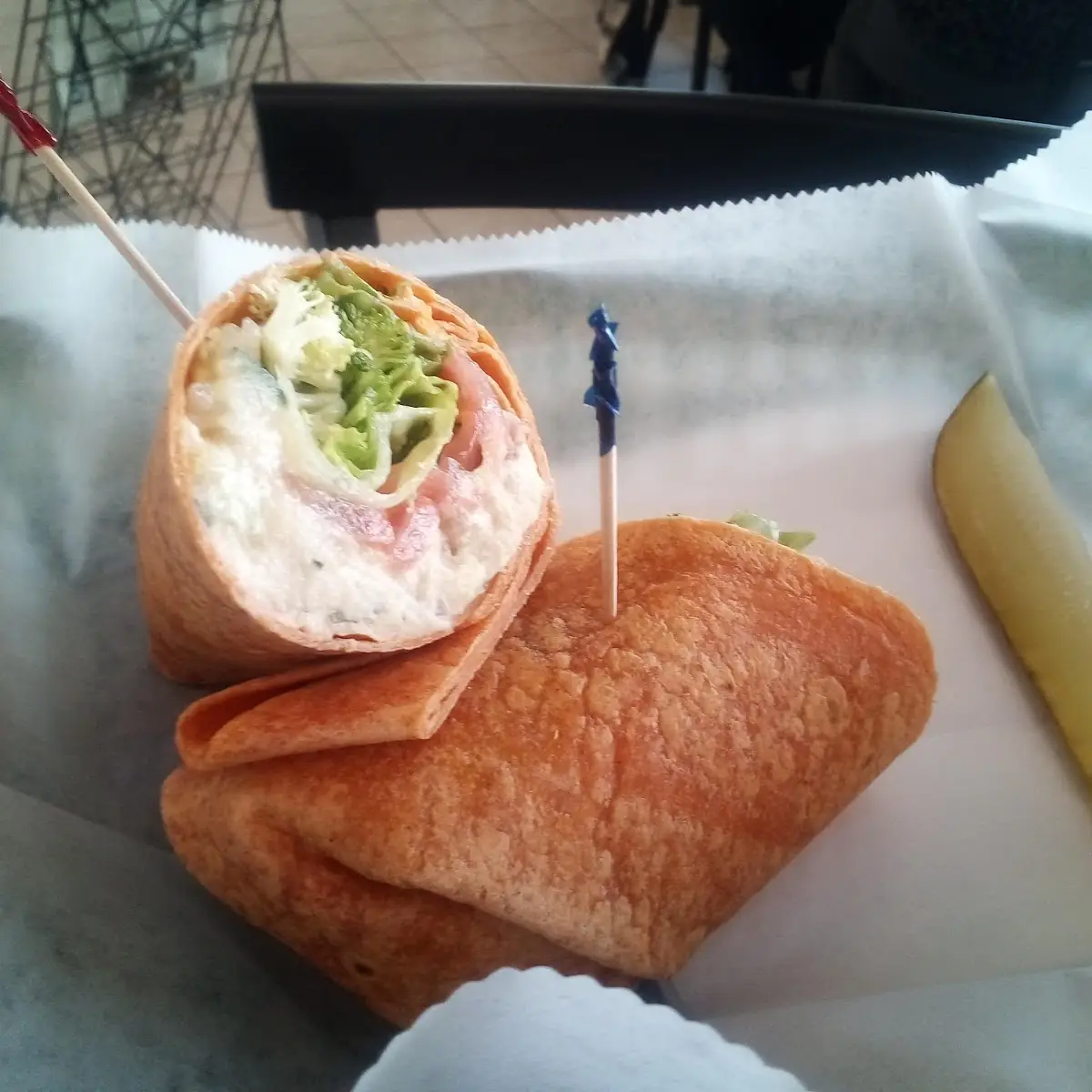 Vegetable Hummus Wrap