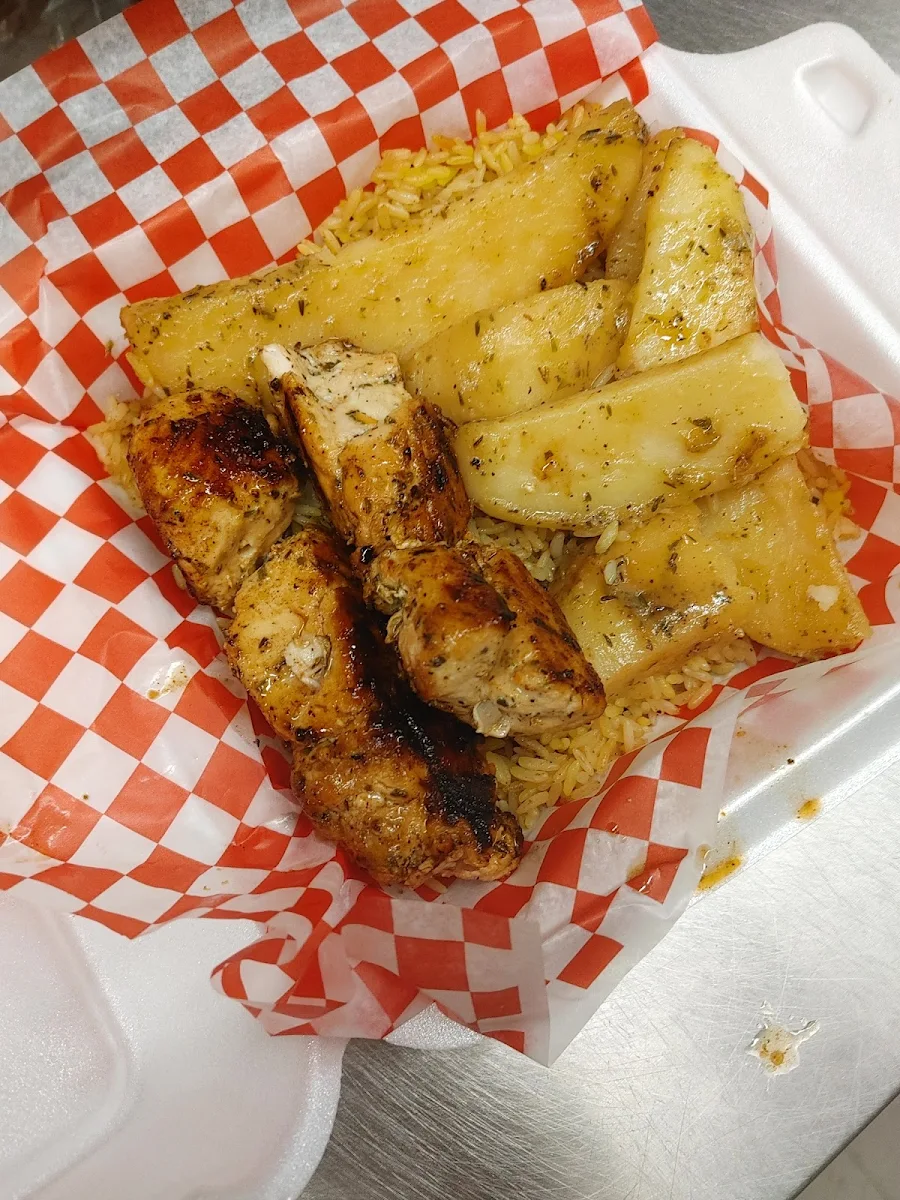 Chicken Slovak Dinner, Theos Pizzeria