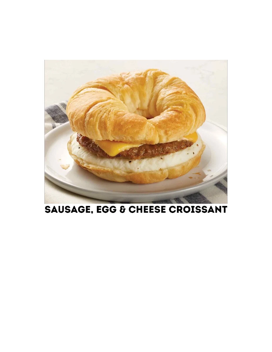Sausage Egg and Cheese Croissant