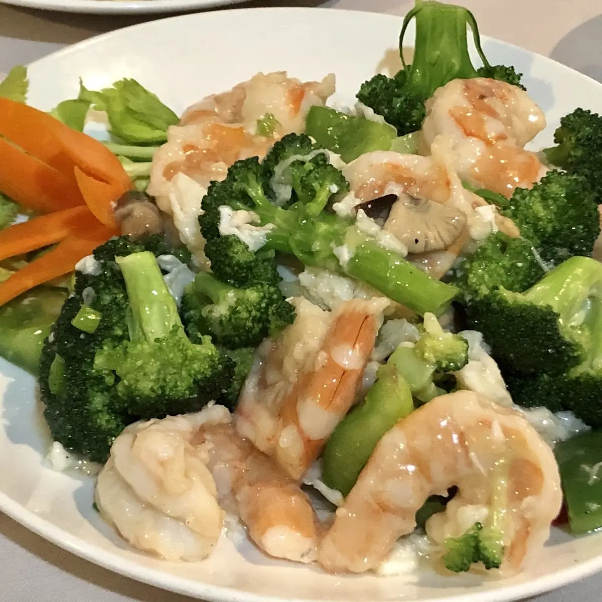 Steamed Shrimp w Mixed Vegetables