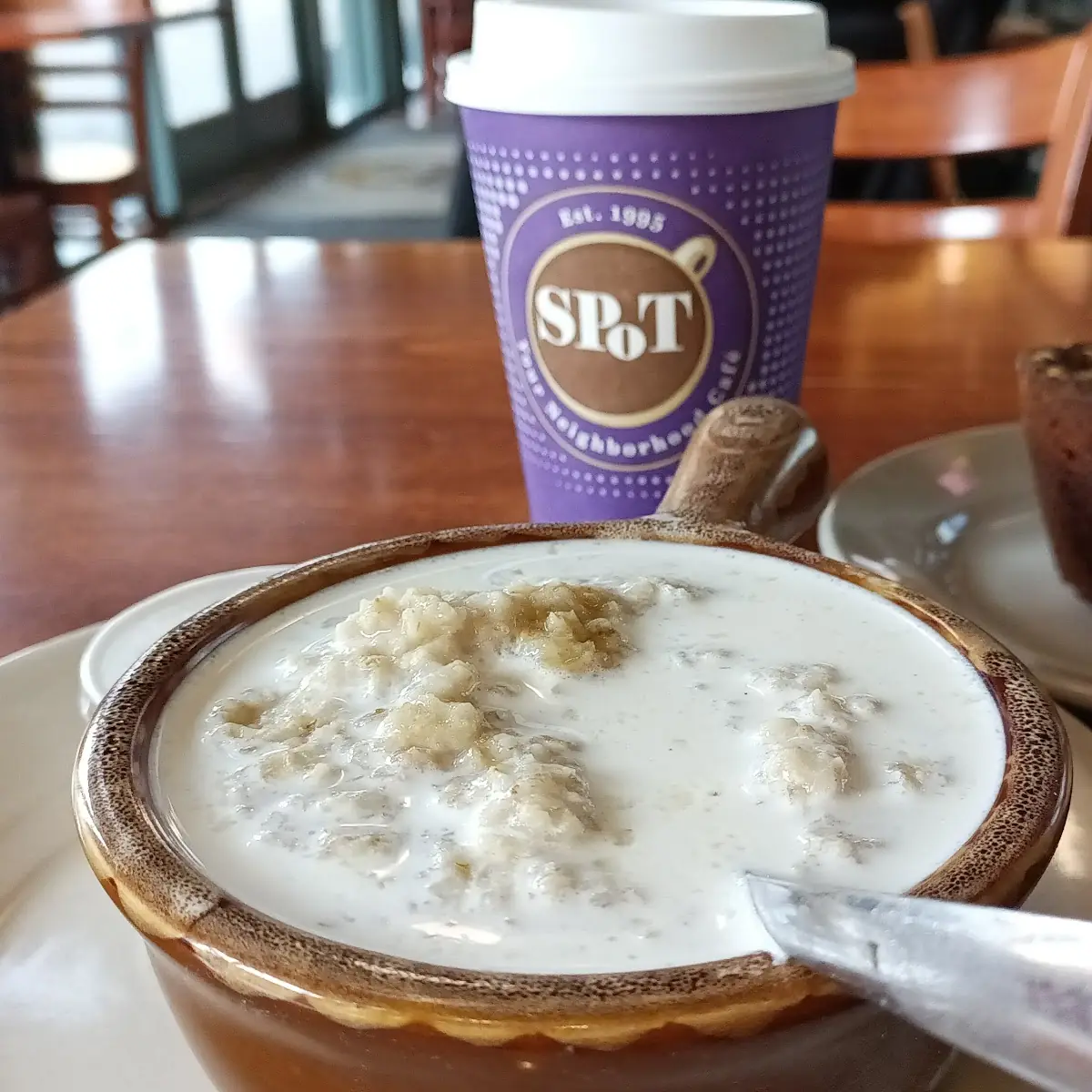 Oatmeal with Morning Glory Muffin