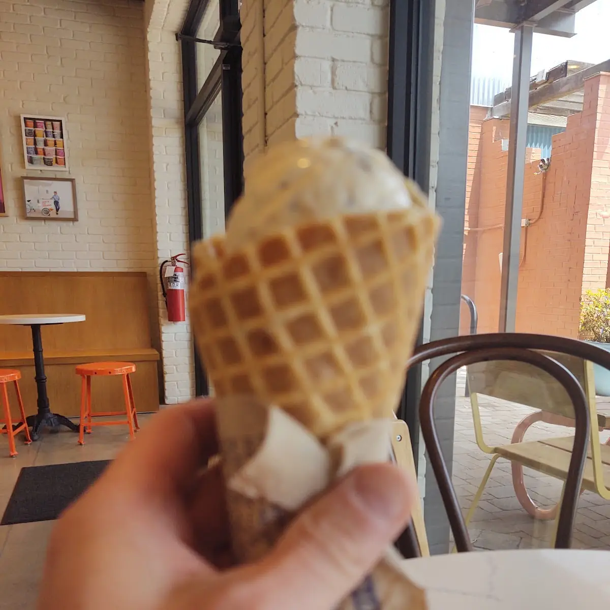 Ice Cream and Waffle Cone
