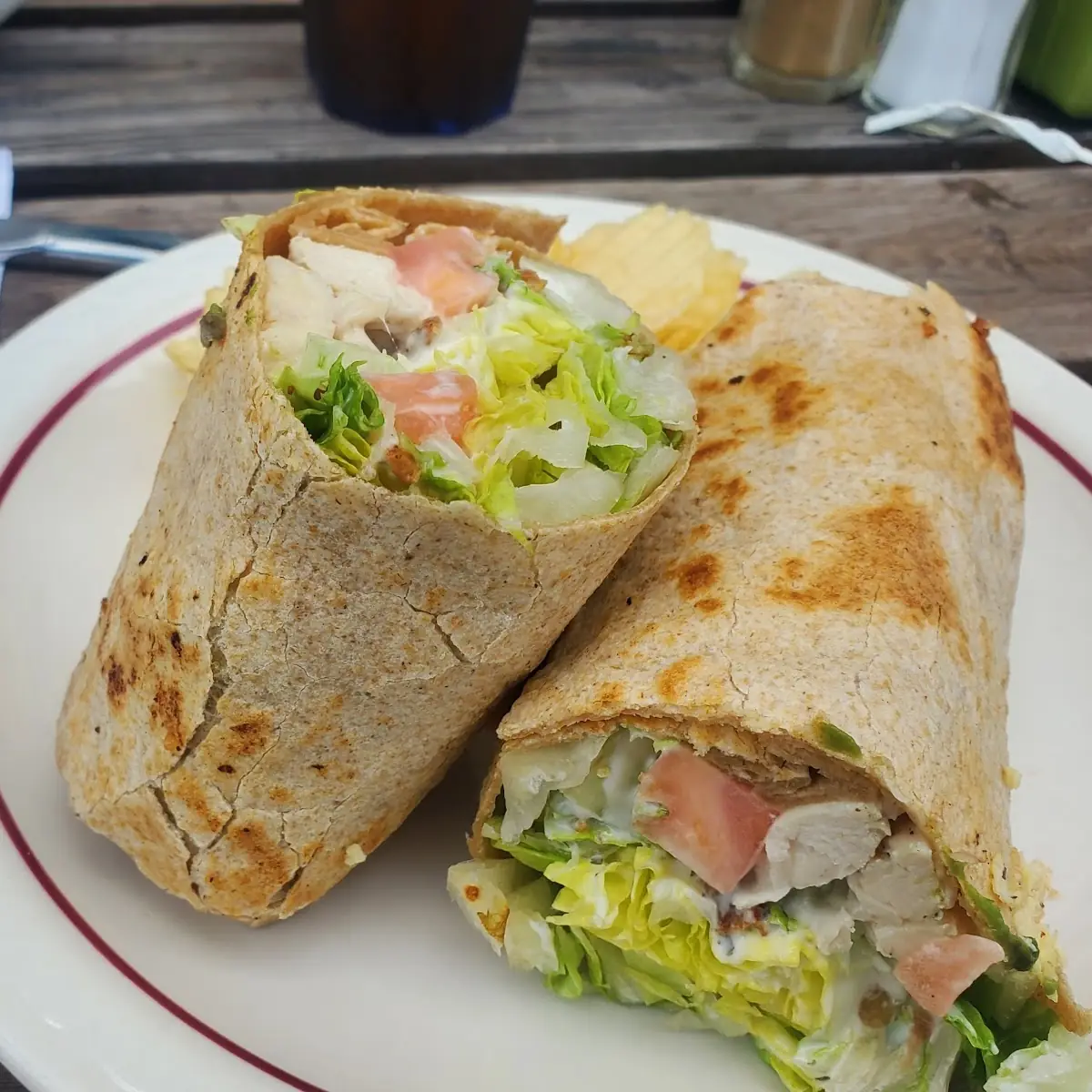 Ceasars Chicken Wrap