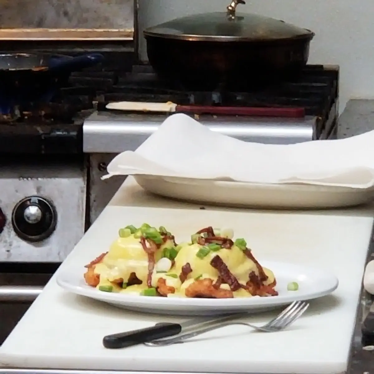 Chicken Fried Eggs Benedict