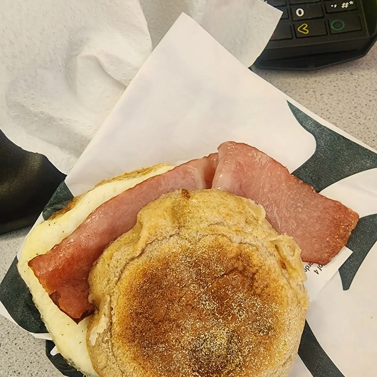Turkey Bacon Cheddar & Egg White Sandwich