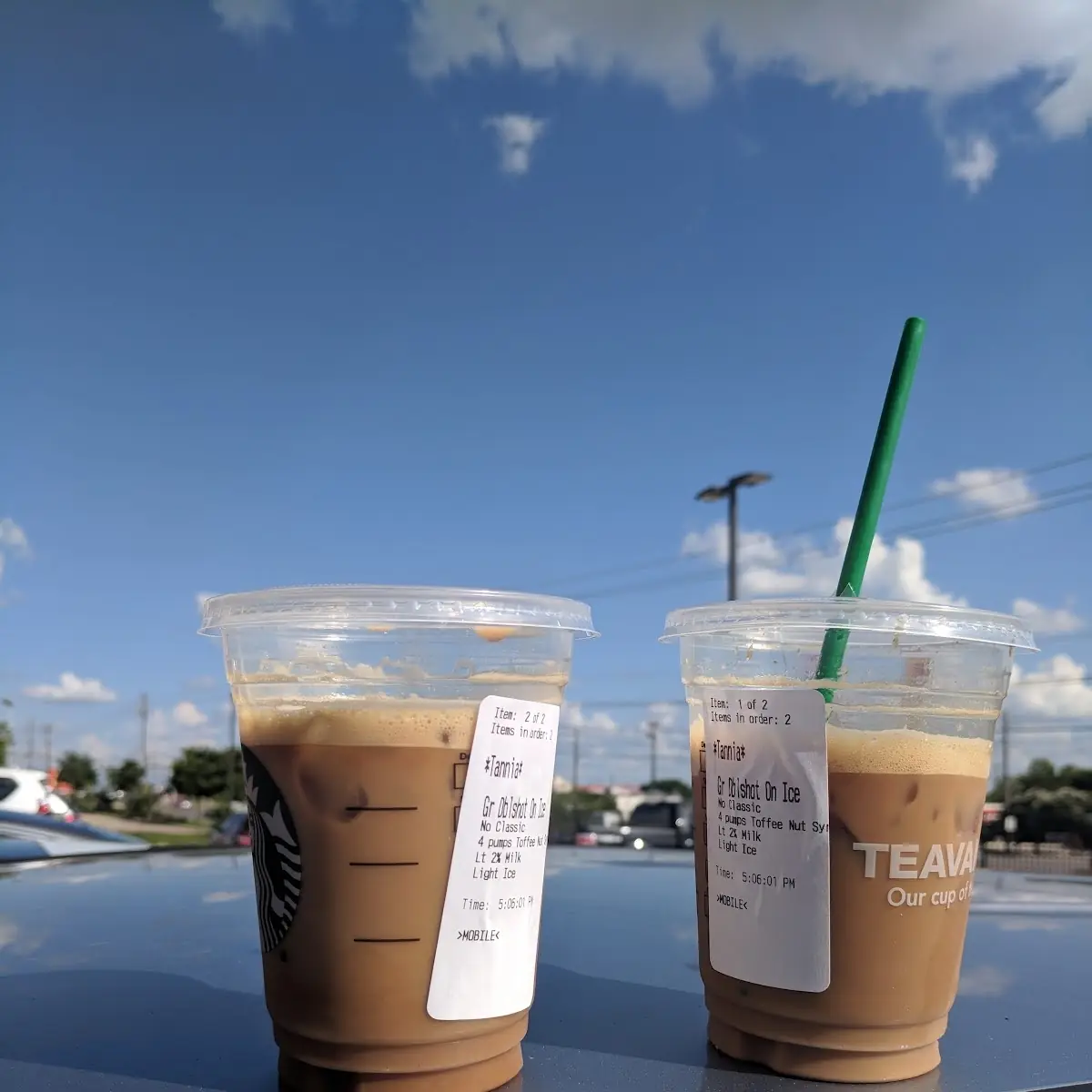 Grande Double Shot on Ice