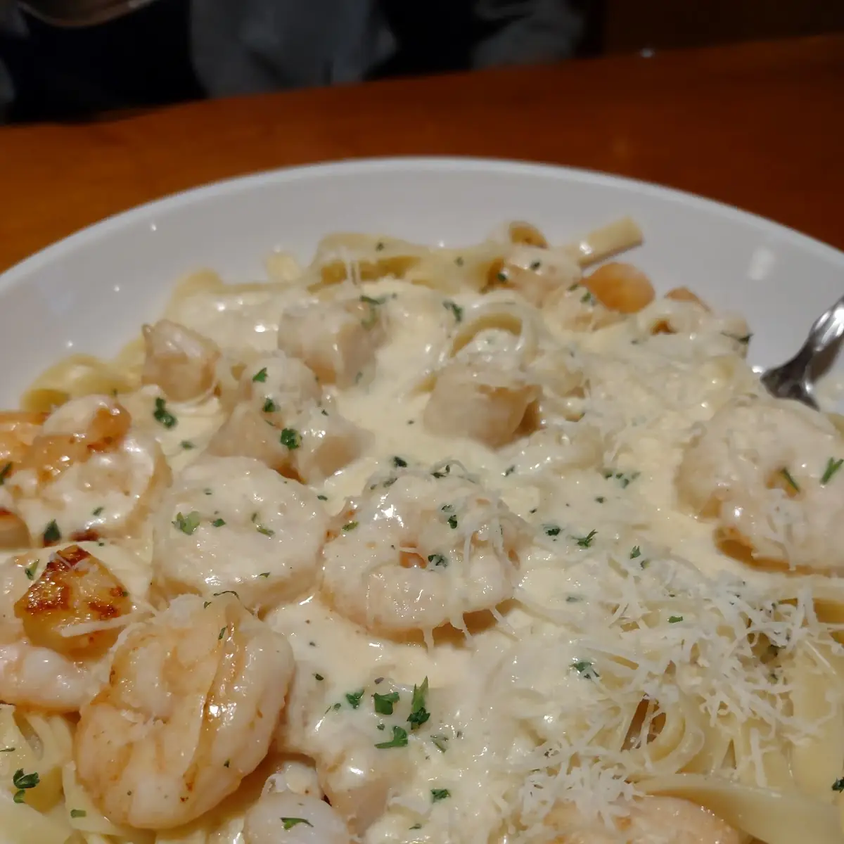 Chicken & Shrimp Carbonara