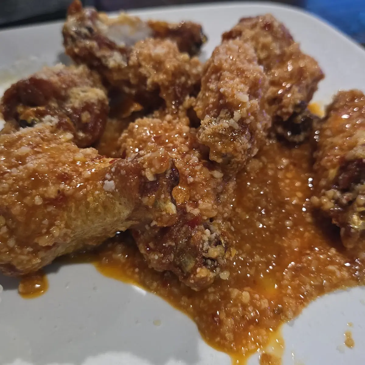Hot Garlic Parmesan Wings