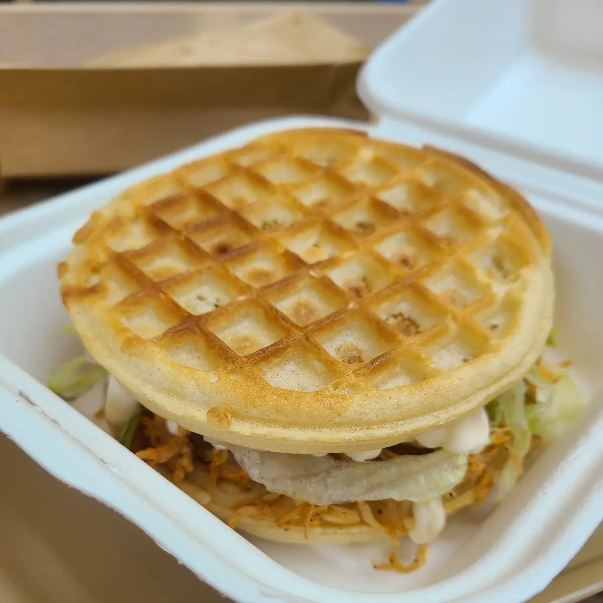Spicy Chicken Waffle, SIMIS