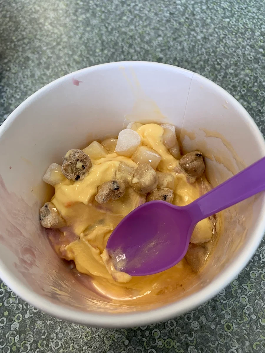 Cake Batter with Cookie Dough