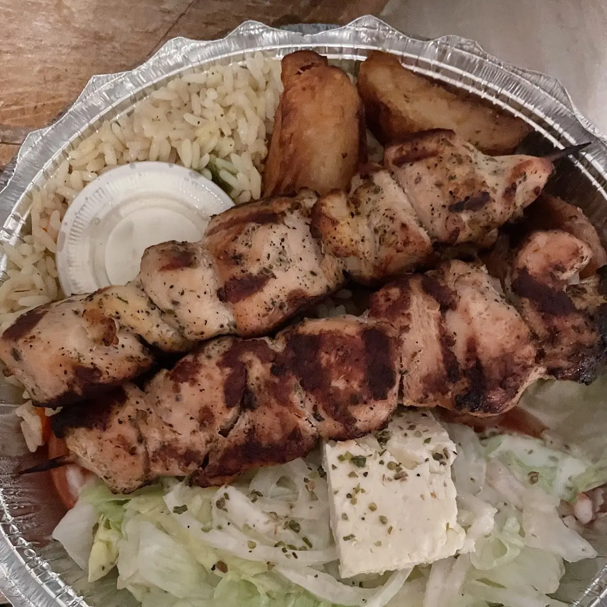 Assiette Soulvaki Poulet, Kirks burgers