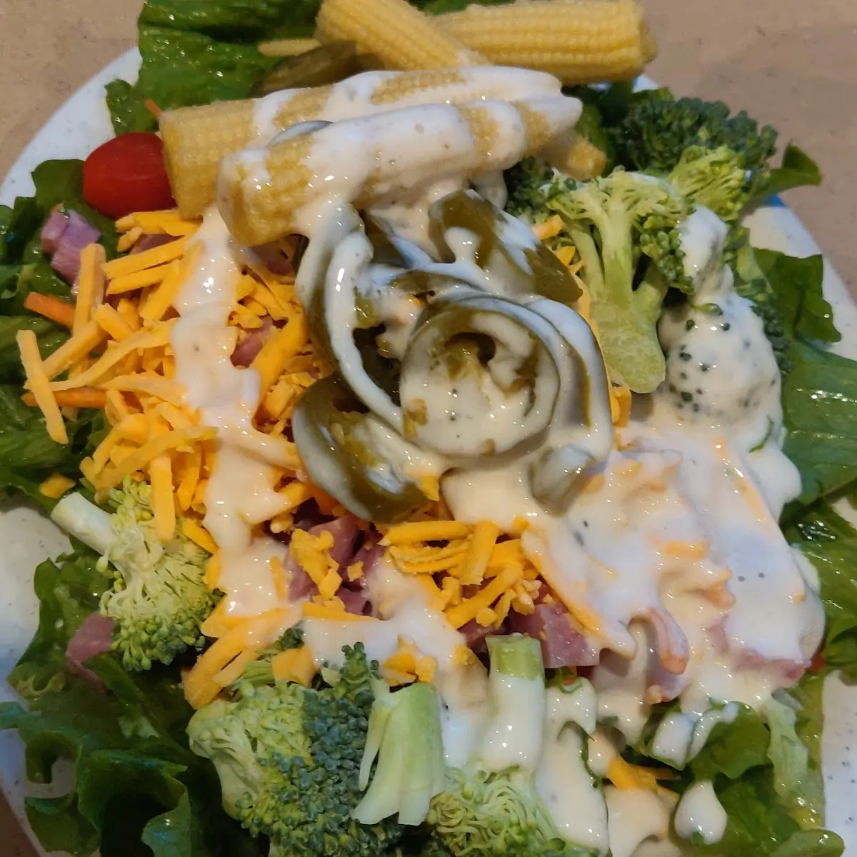 Pizza Buffet and Salad Bar Items