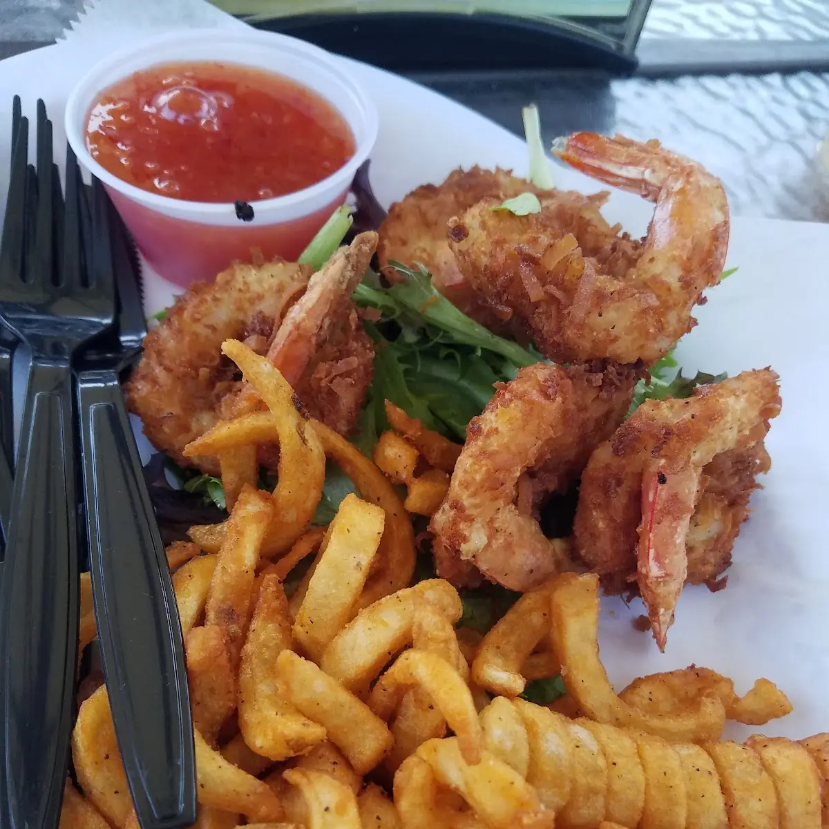 Coconut Shrimp Basket