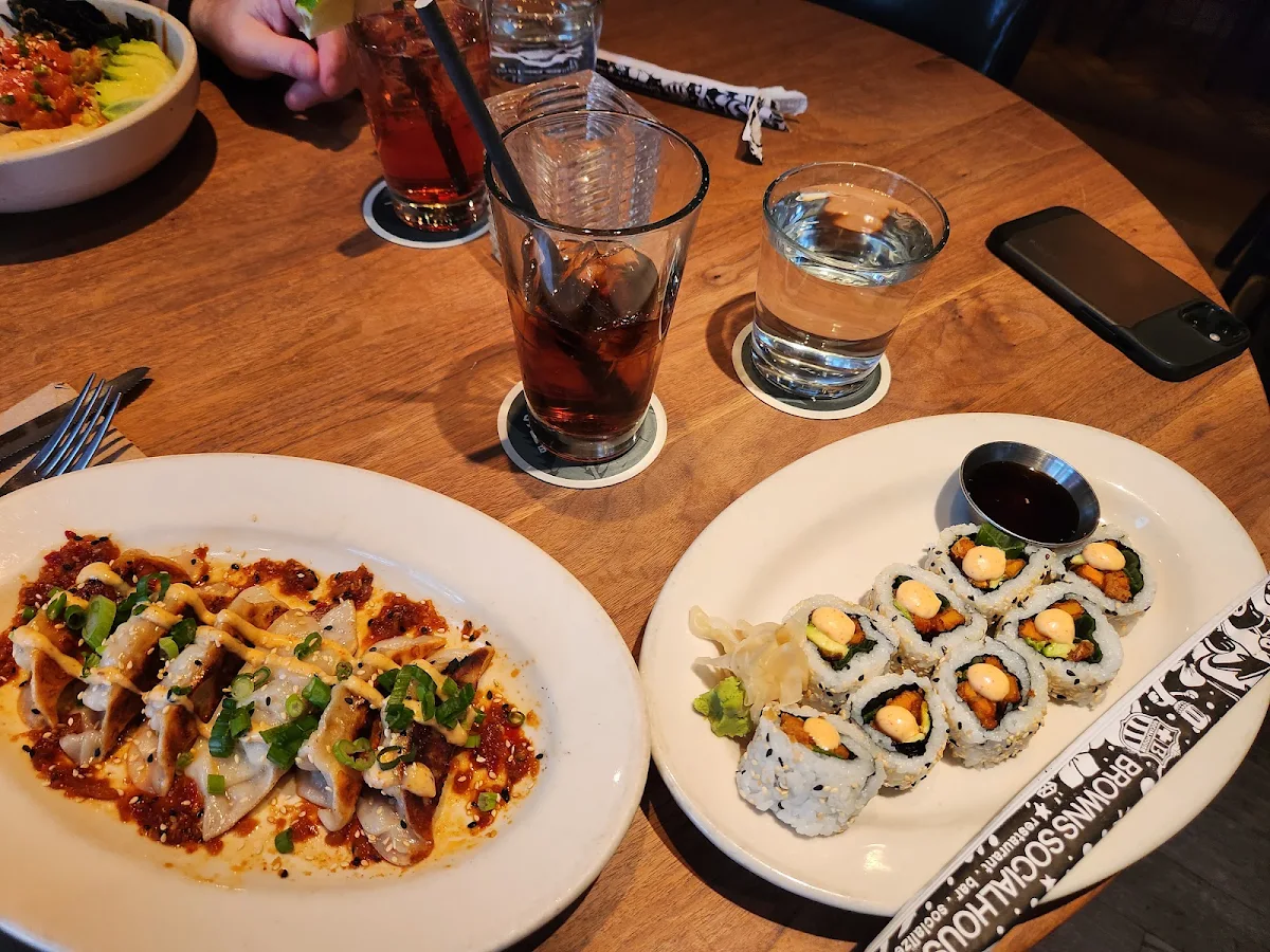 Gyoza and Sushi