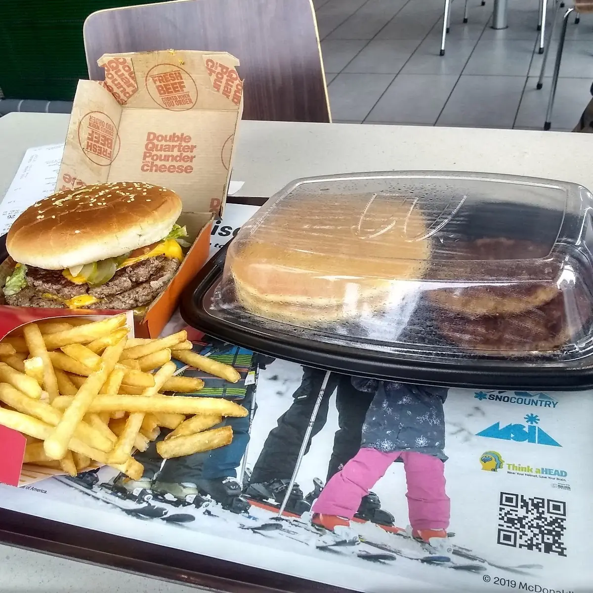 Ultimate Platter and Double Cheeseburger Meal