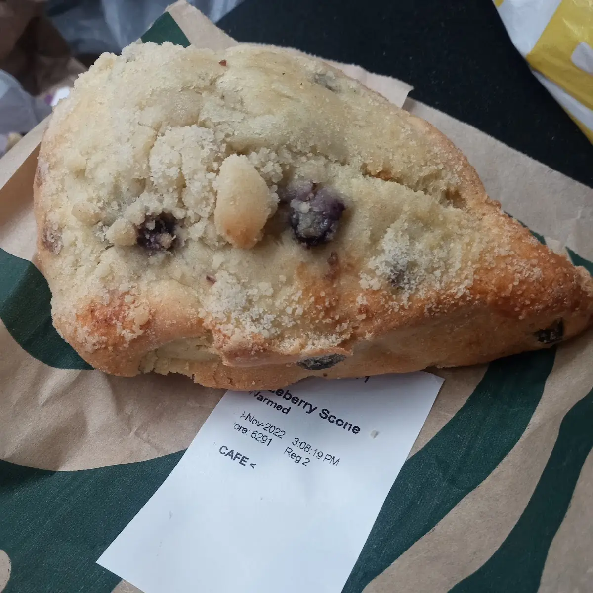 Petite Vanilla Bean Scone