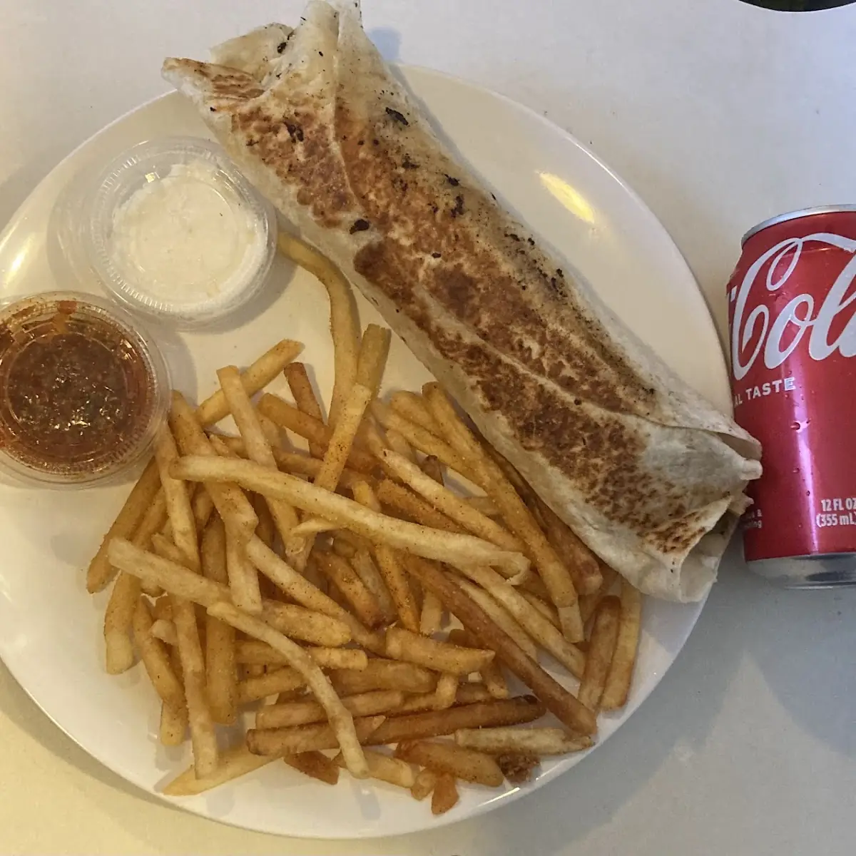 chicken kebab wrap