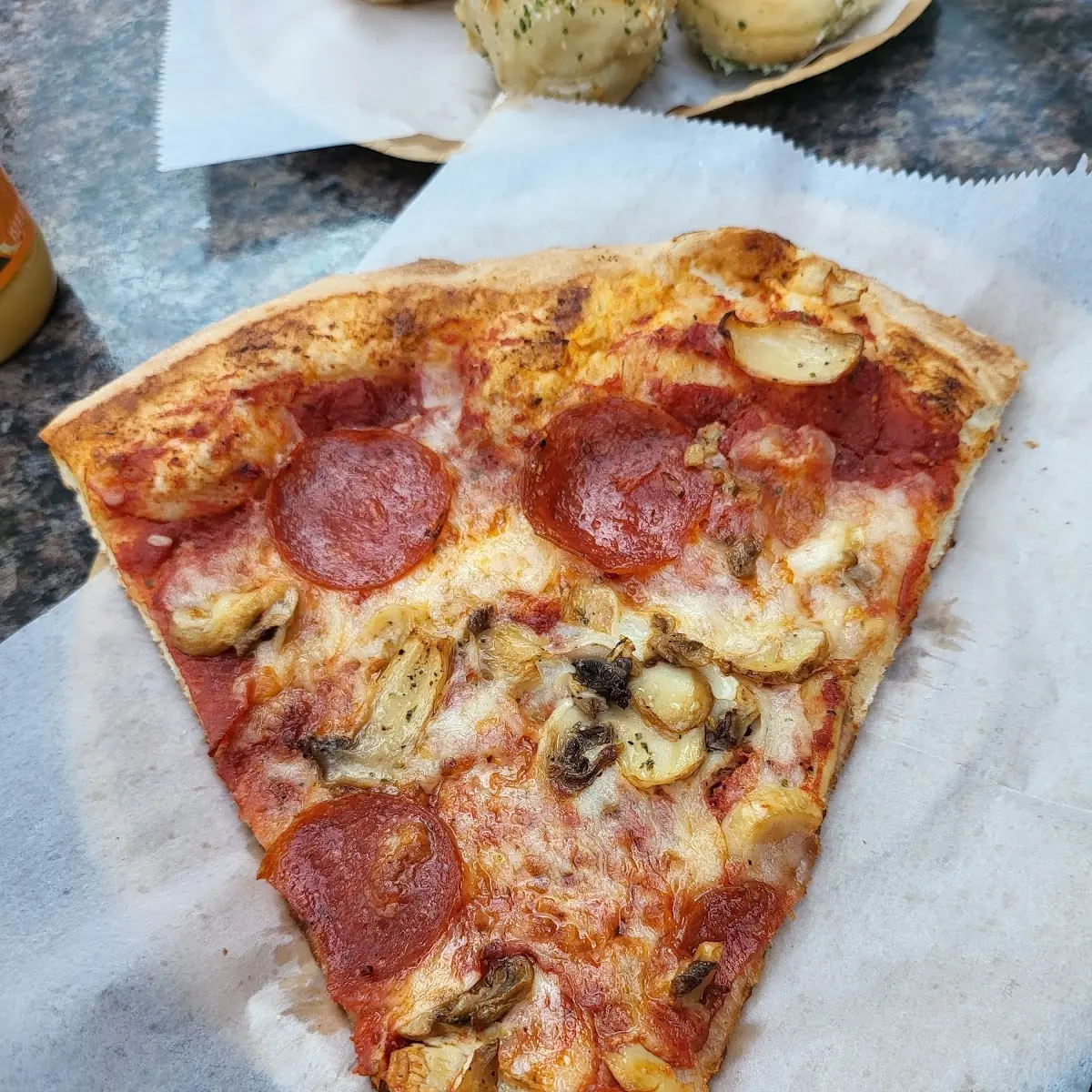 Pepperoni and Mushroom Pizza