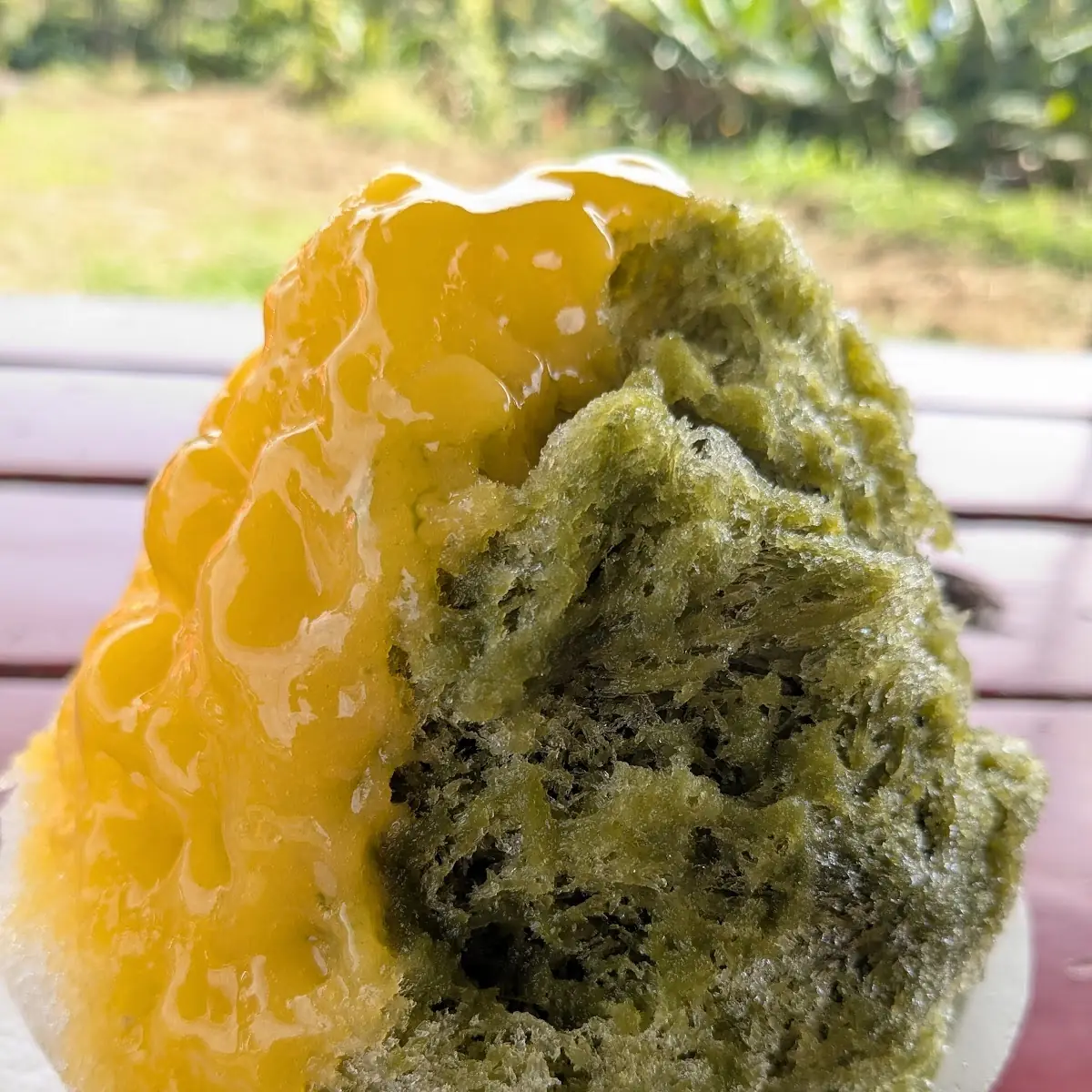 Mango & Green Tea Shaved Ice