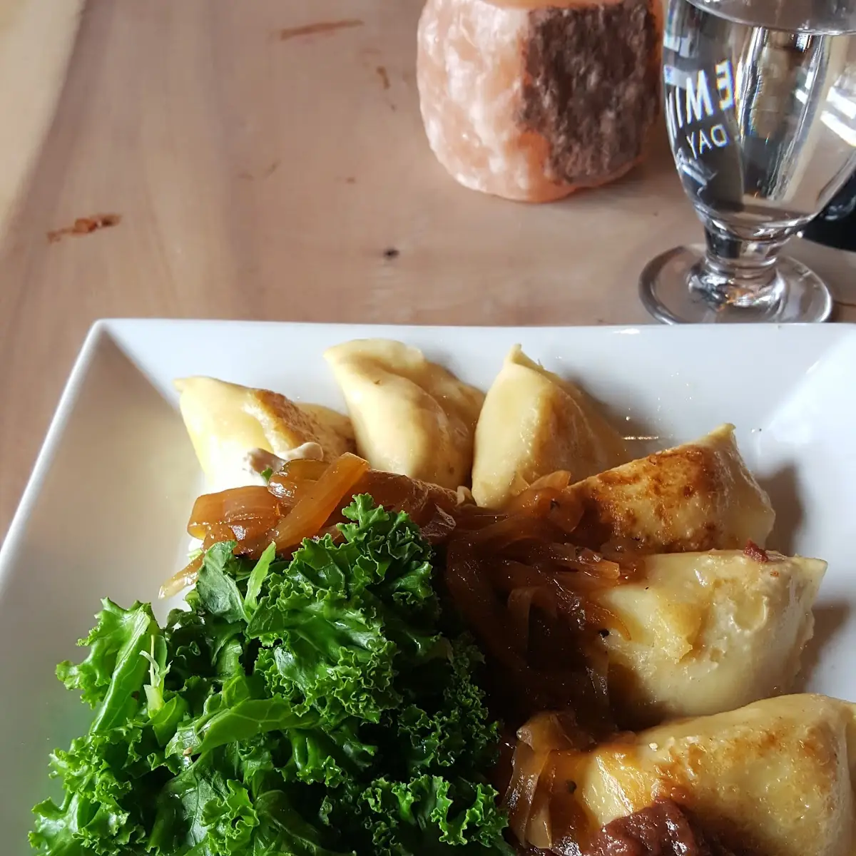 Potato Spinach Pierogi