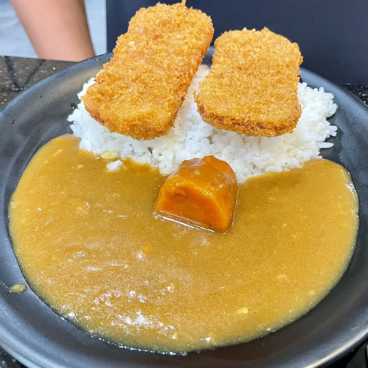 Japanese Curry with Fried Fish
