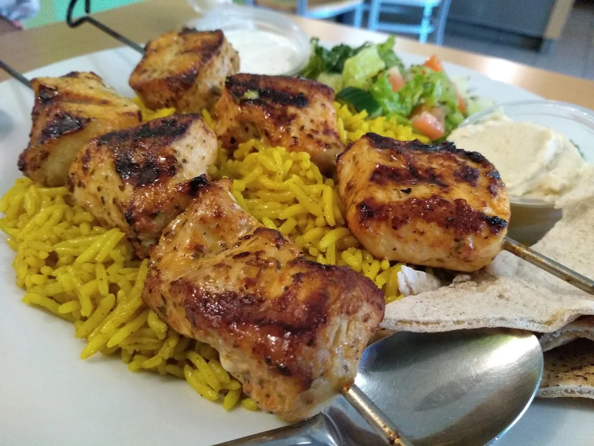 Lamb Skewers, 7 peppers grill