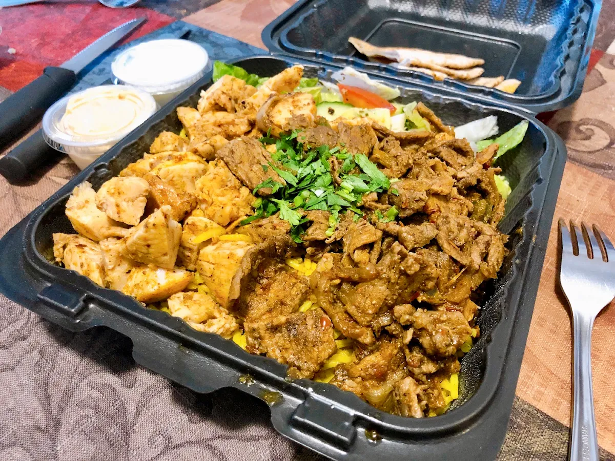 Mixed Kebab Plate, 7 peppers grill